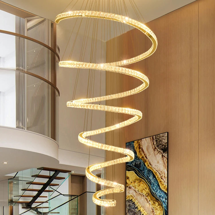 AM0104 · Modern Minimalist Crystal Chandelier for Living Spaces · 6 Configurations — AM0104, view 2