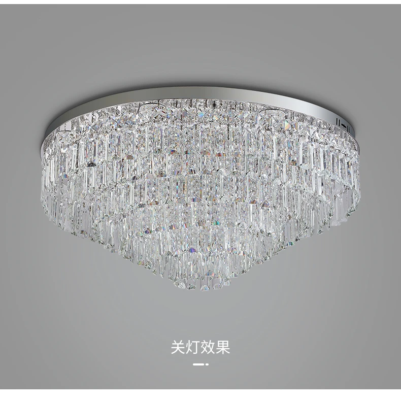AM0089 · French Flush Mount Square Ceiling Light for Bedrooms · 3 Configurations — AM0089, view 2