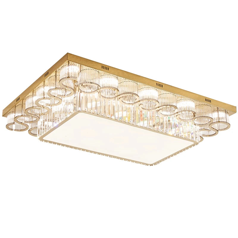 AM0112 · French Flush Mount Oval Ceiling Light for Bedrooms · 6 Configurations — AM0112, view 2