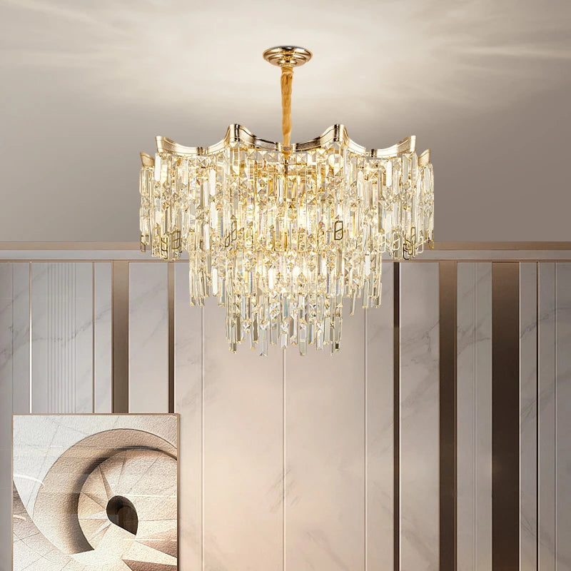 AM0057 · Postmodern Crystal Chandelier for Living Spaces · 5 Configurations — AM0057, view 2