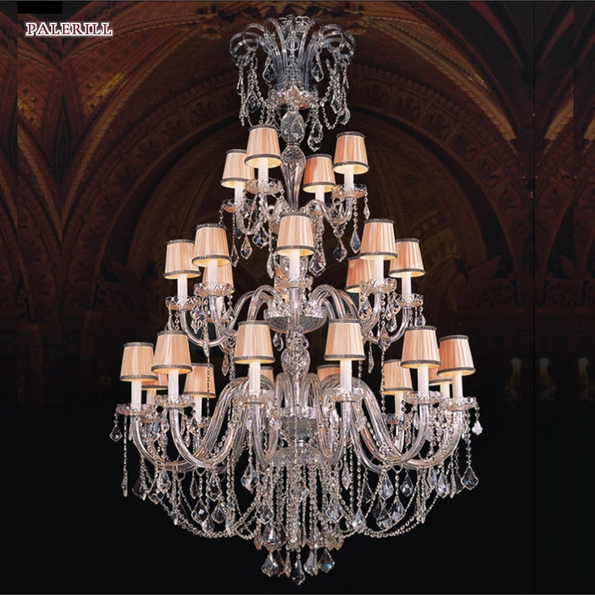 AM0755 — European Crystal Chandelier for Bar Spaces