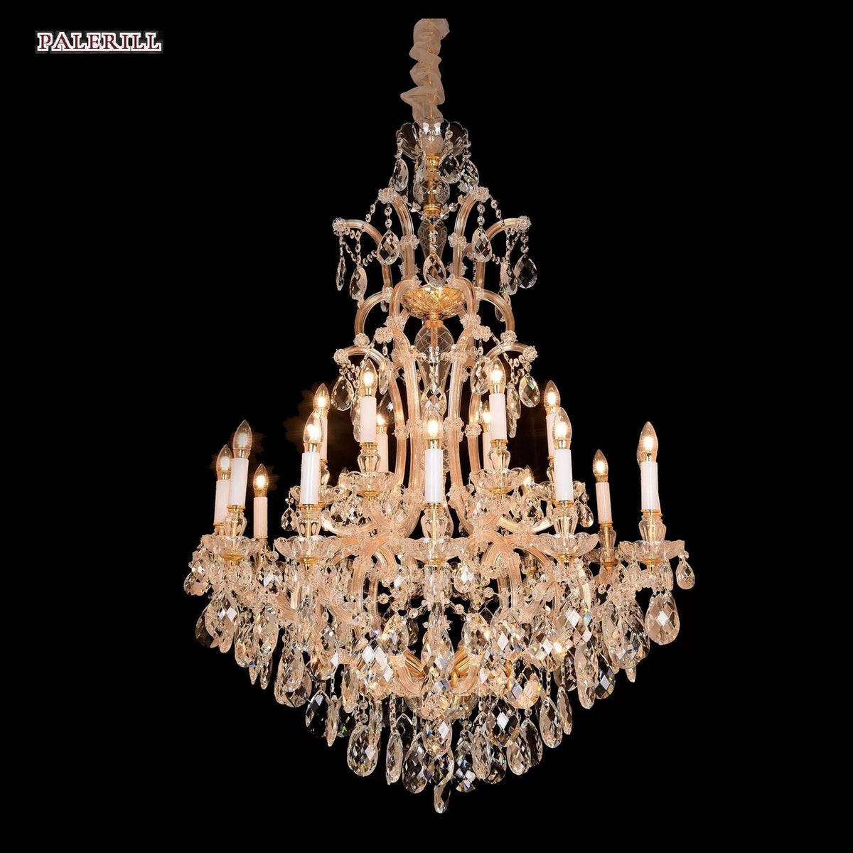 AM0813 — European Grand Hall Crystal Chandelier for Loft Spaces & Duplex Spaces
