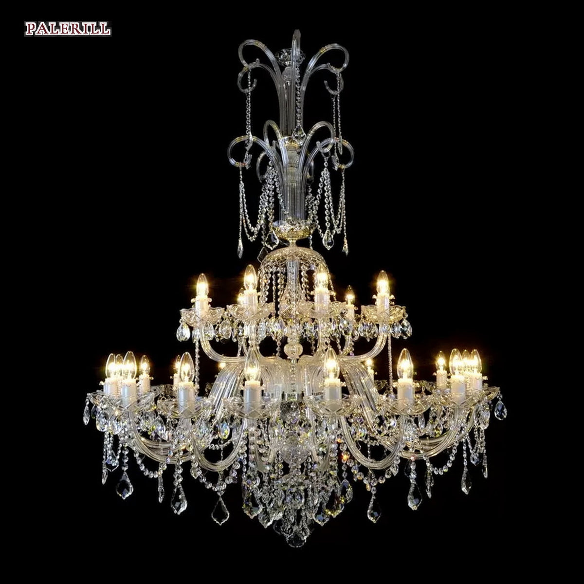 AM0761 — European Stairwell Crystal Chandelier for Dining Rooms