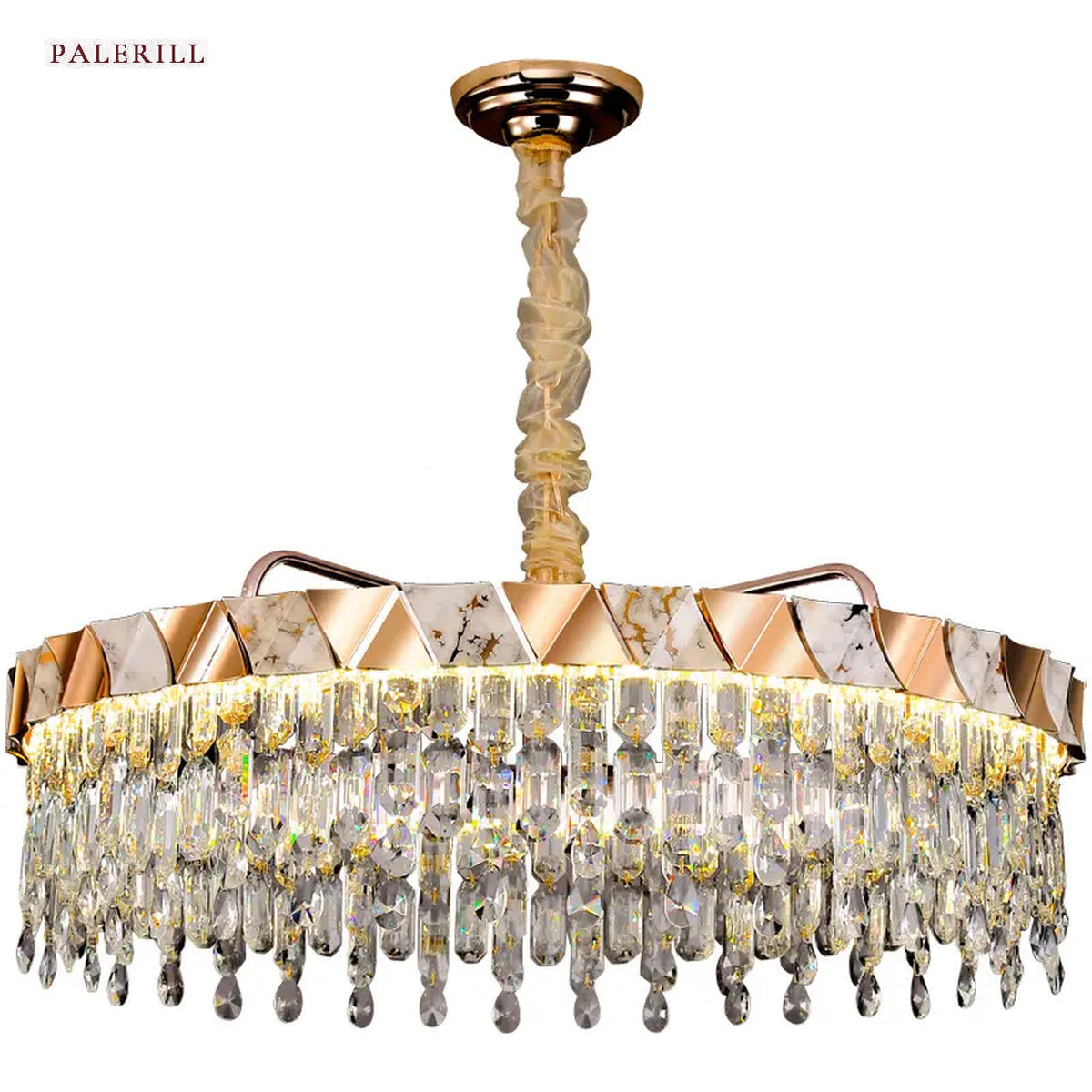 AM0522 — Postmodern Crystal Chandelier for Living Rooms