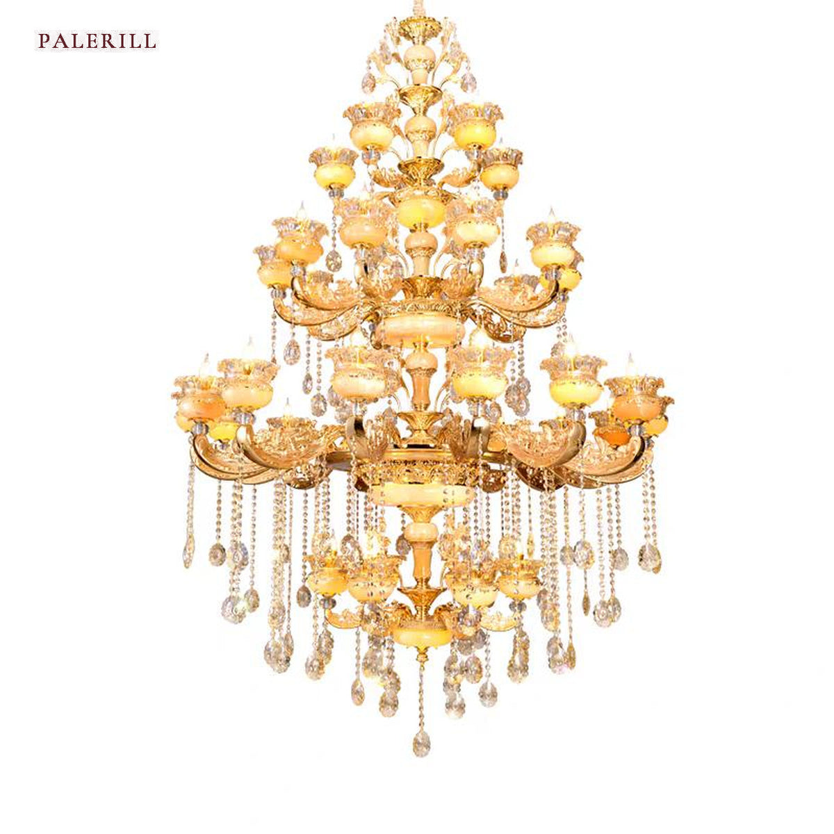 AM0677 — European Stairwell Crystal Chandelier for Living Rooms