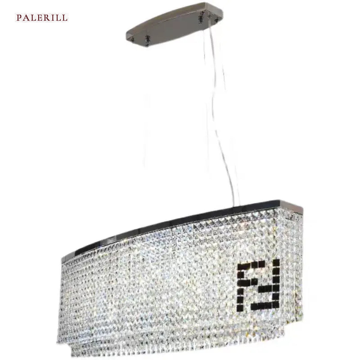 AM0683 — Light Luxury Square Crystal Chandelier for Living Rooms