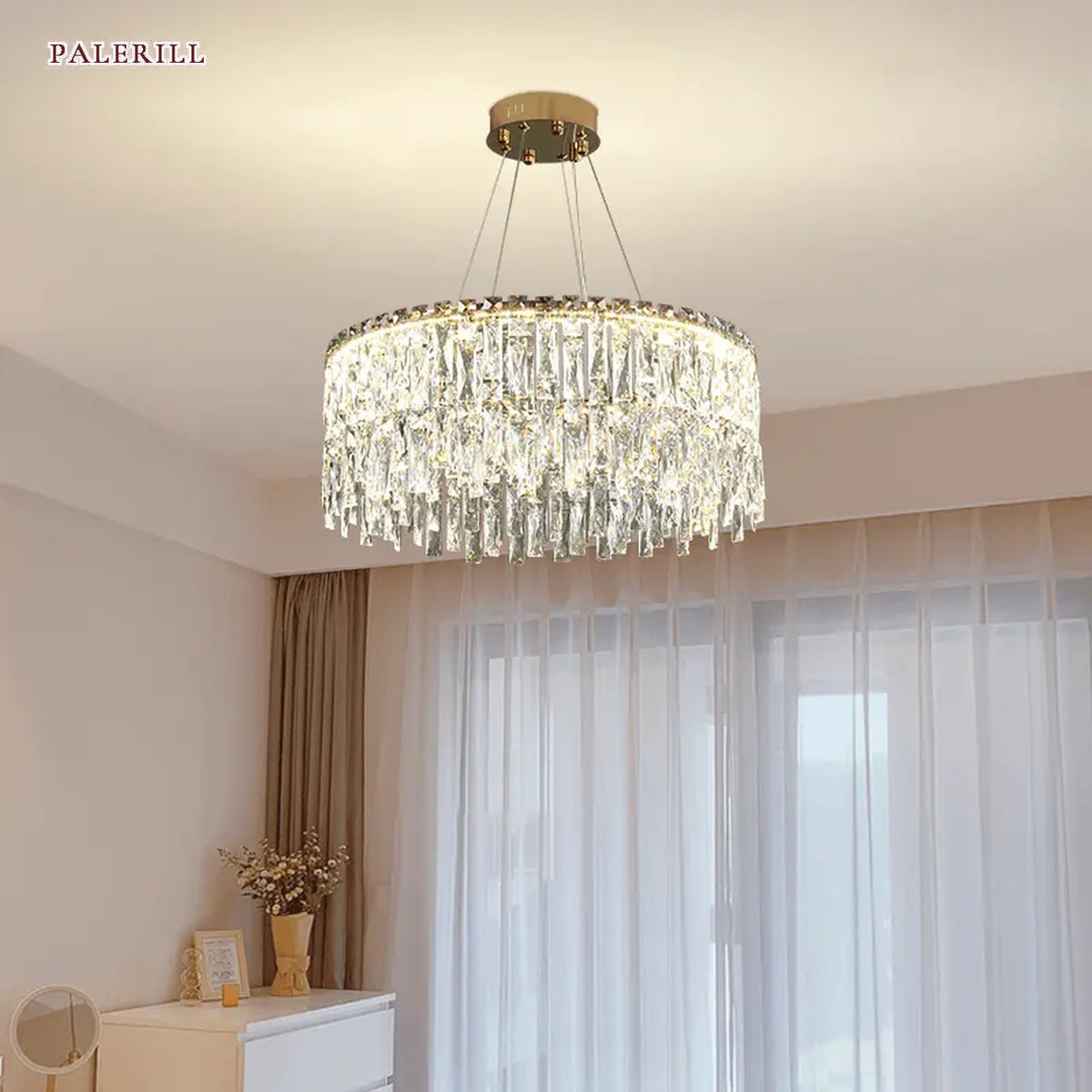 AM0623 — Modern Luxury Crystal Chandelier for Living Rooms