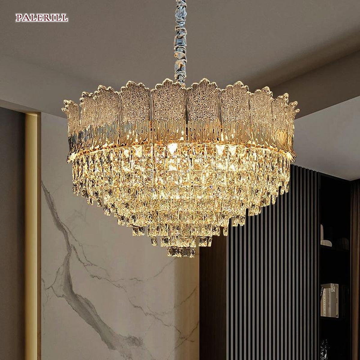 AM0620 — Imported K9 Crystal Chandelier for Living Rooms