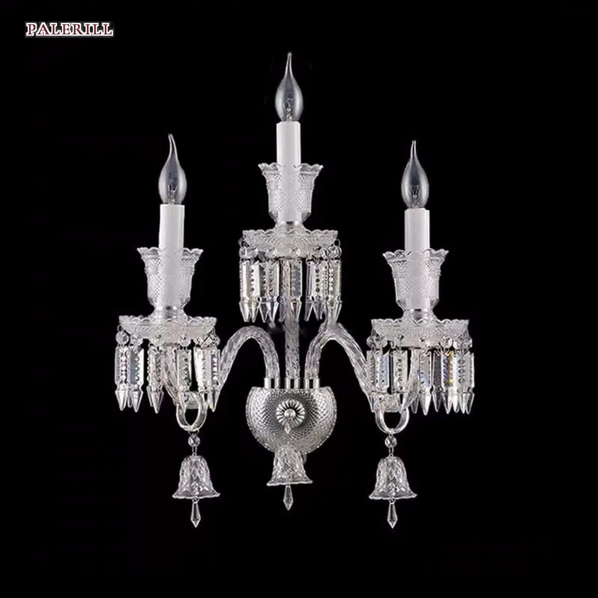 AM0722 — European Stairwell Crystal Wall Light for Living Rooms & Dining Rooms