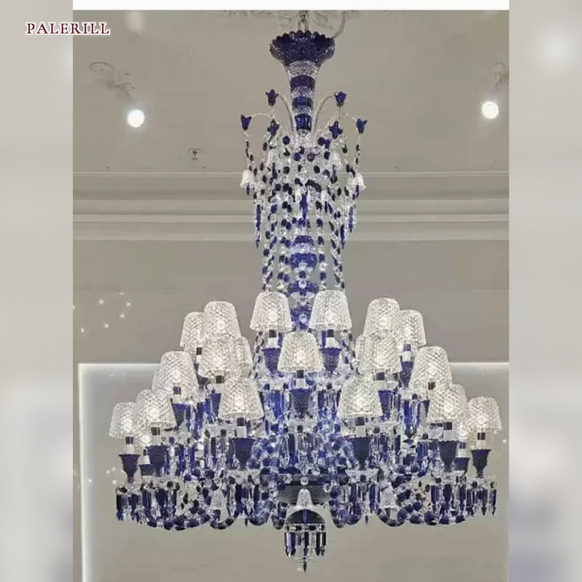 AM0742 — European Two-tier Crystal Chandelier for Living Rooms & Dining Rooms