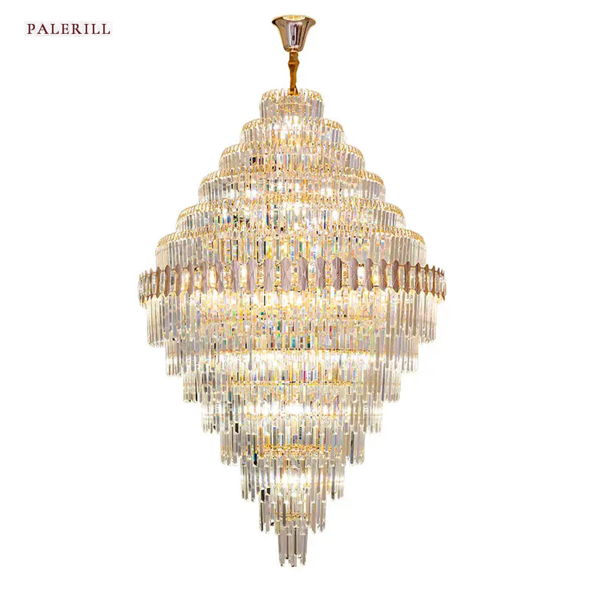 AM0682 — Postmodern Stairwell Chandelier for Living Rooms