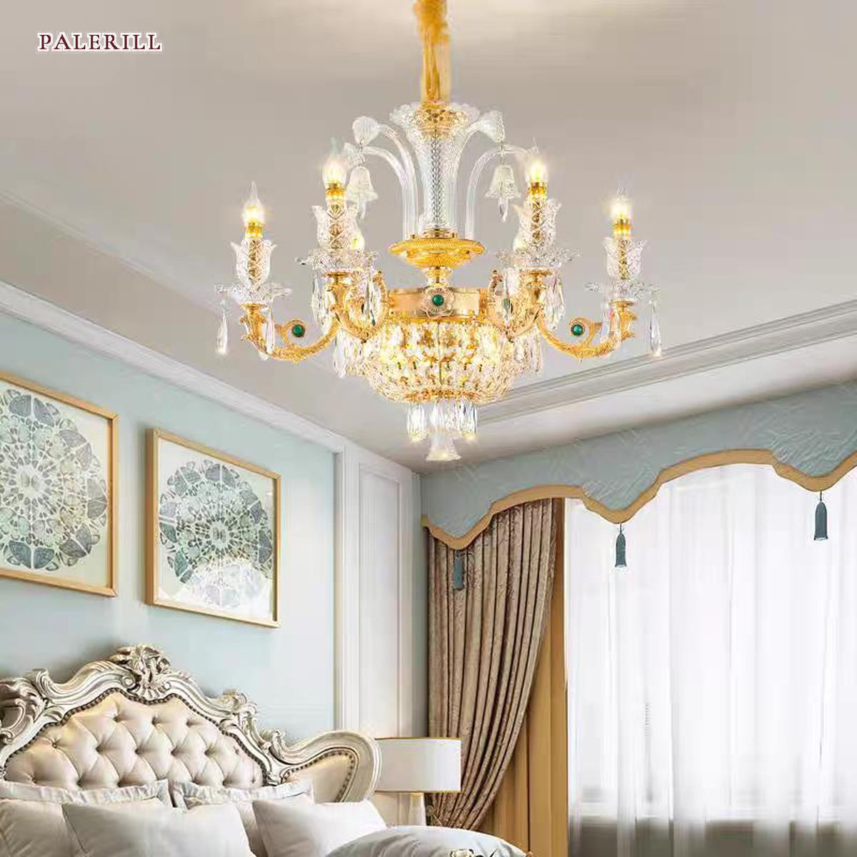 AM0527 — European Crystal Chandelier for Living Rooms
