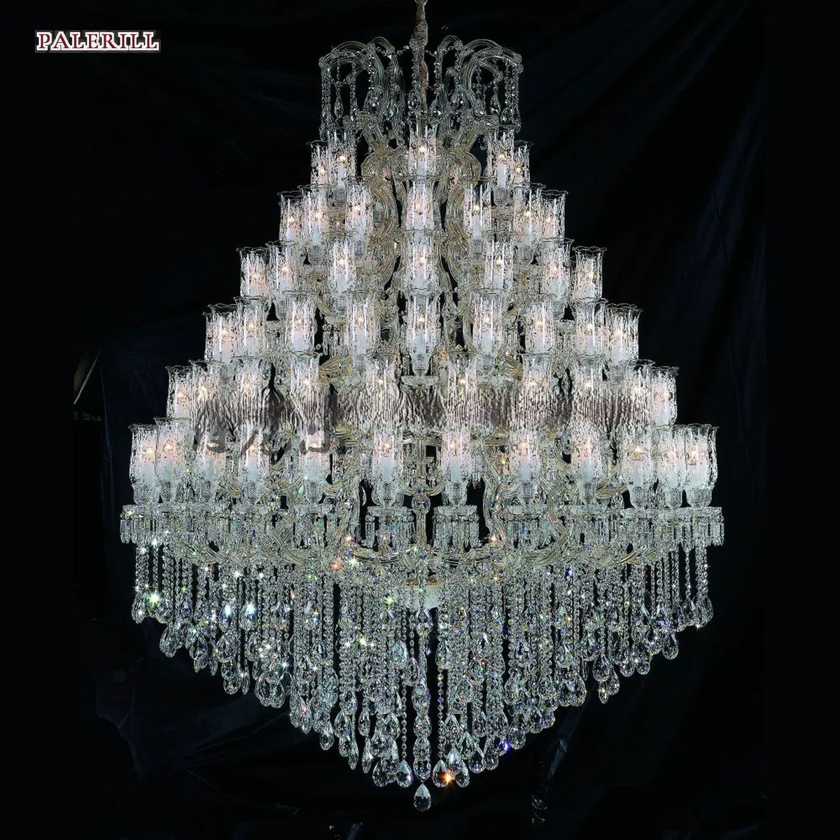 AM0746 — European Candle Crystal Chandelier for Living Rooms & Dining Rooms