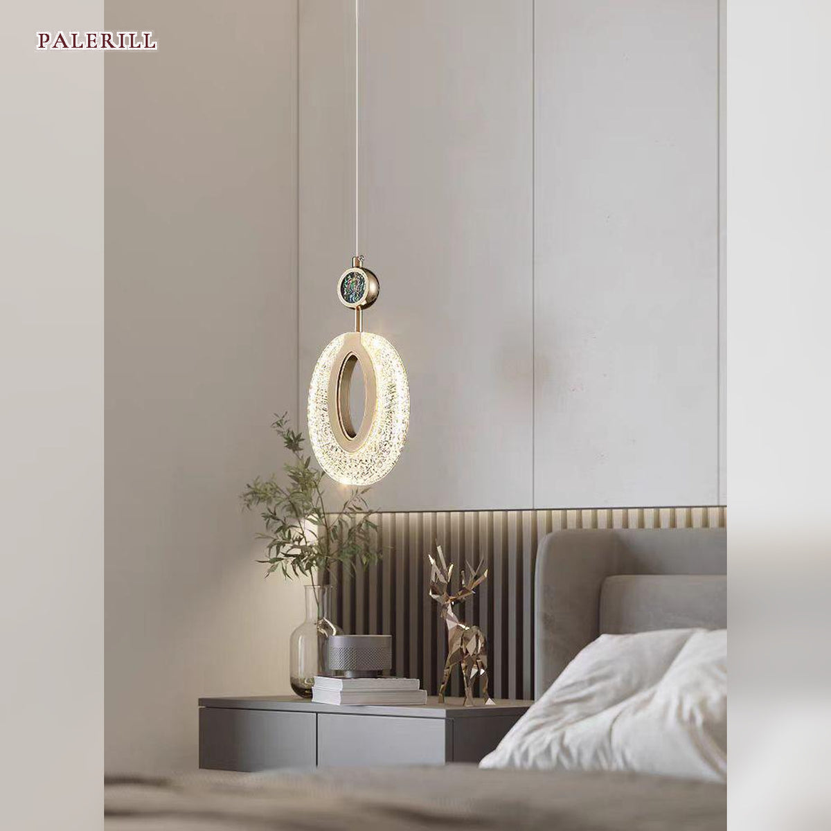 AM0519 — Light Luxury Lychee Crystal Chandelier for Master Bedrooms