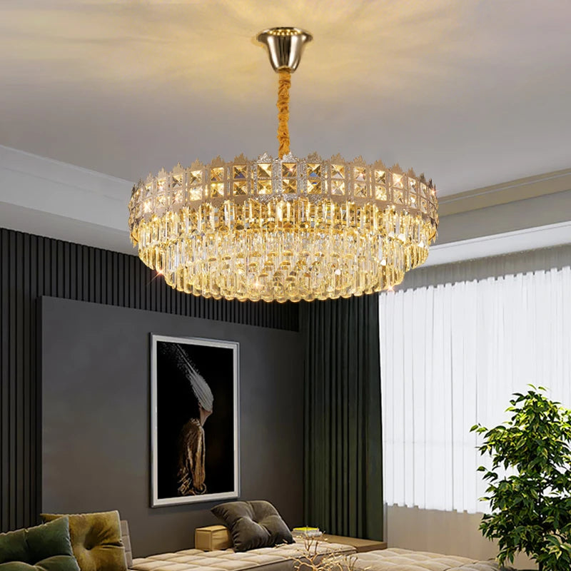 AM0032 · Modern Crystal Chandelier for Dining Rooms · 4 Configurations — AM0032, view 3