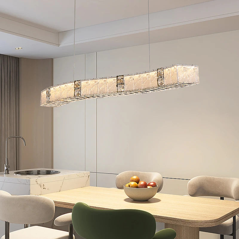 AM0056 · Modern Minimalist Crystal Chandelier for Dining Rooms · 18 Configurations — AM0056, view 3