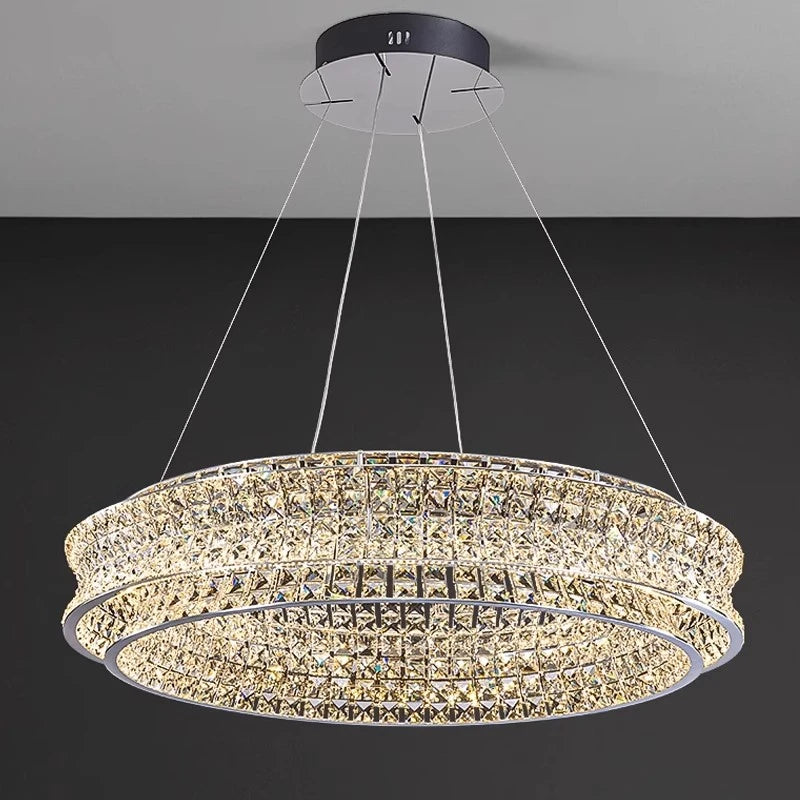 AM0021 · Modern Minimalist Crystal Chandelier for Living Spaces · 6 Configurations — AM0021, view 3