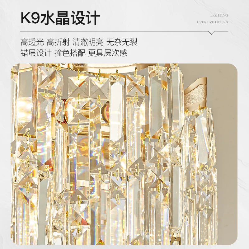 AM0057 · Postmodern Crystal Chandelier for Living Spaces · 5 Configurations — AM0057, view 3
