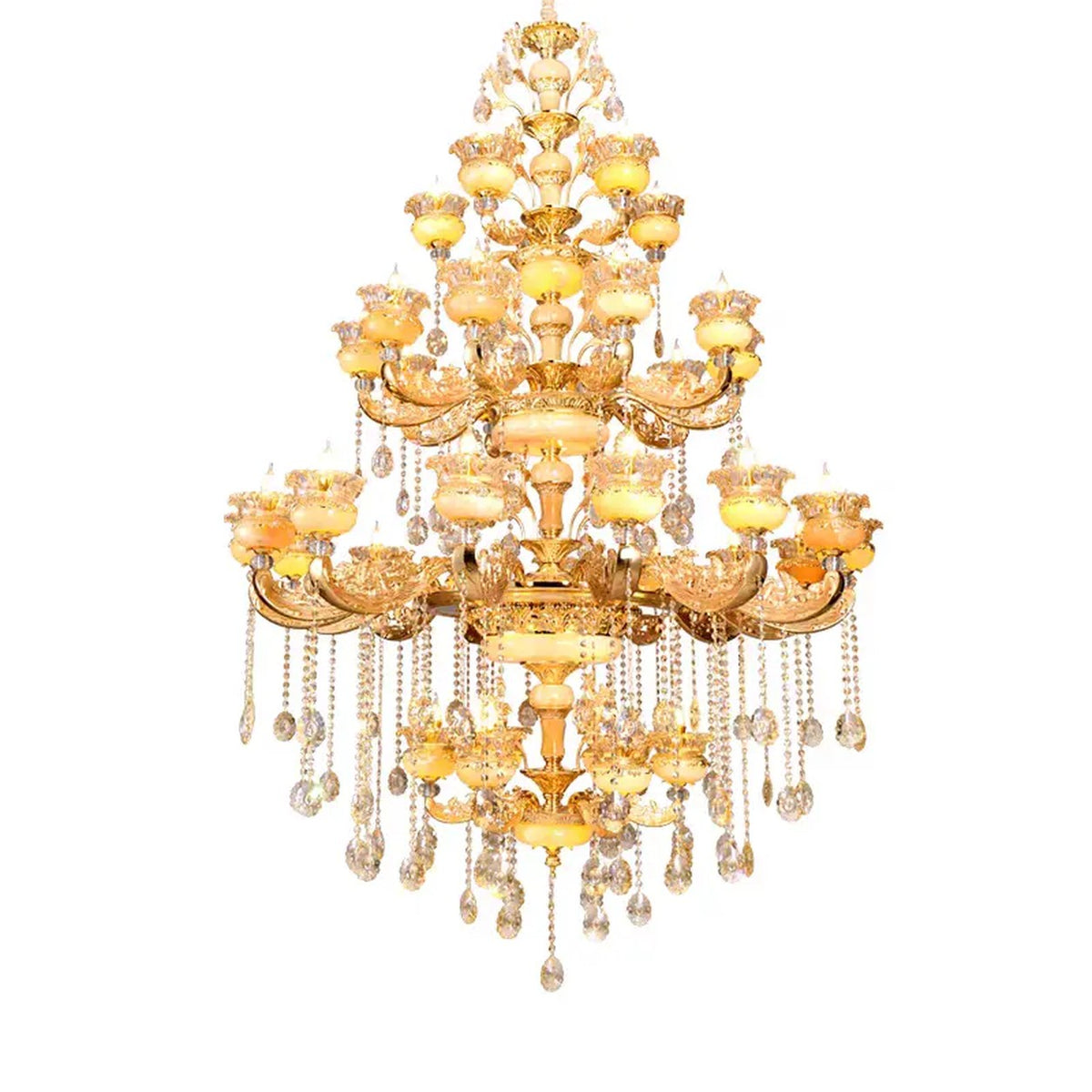 AM0677 — European Stairwell Crystal Chandelier for Living Rooms