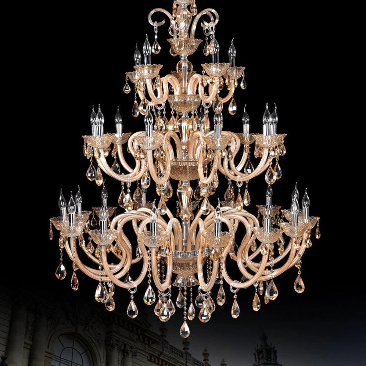 AM0756 — European Duplex Crystal Chandelier for Hotels & Ballrooms