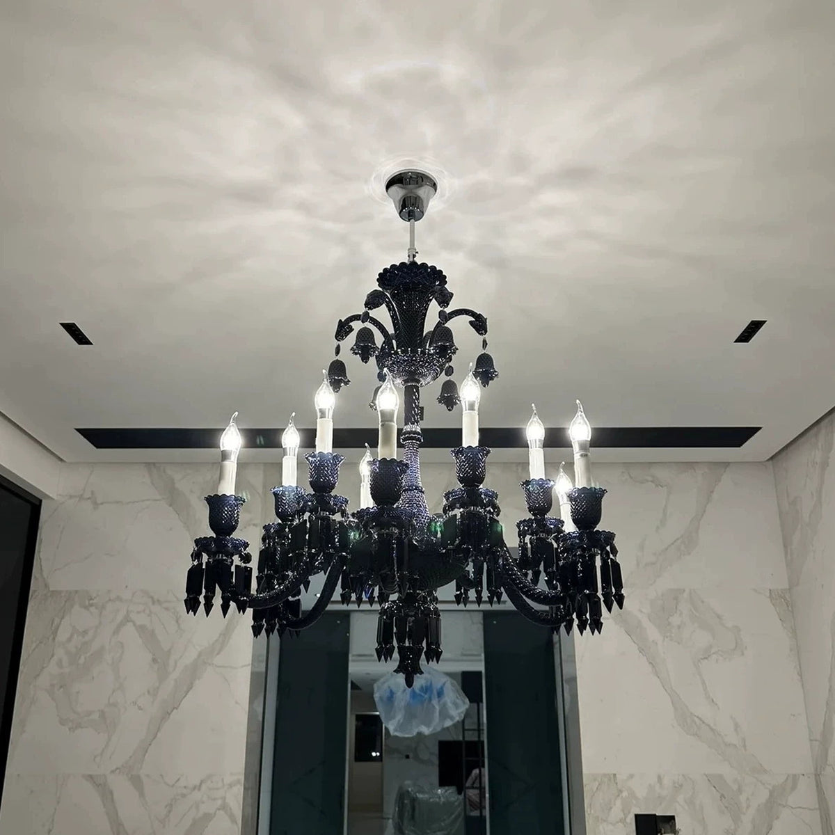 AM0865 — European Two-tier Grand Hall Crystal Chandelier for Hotels & Ballrooms