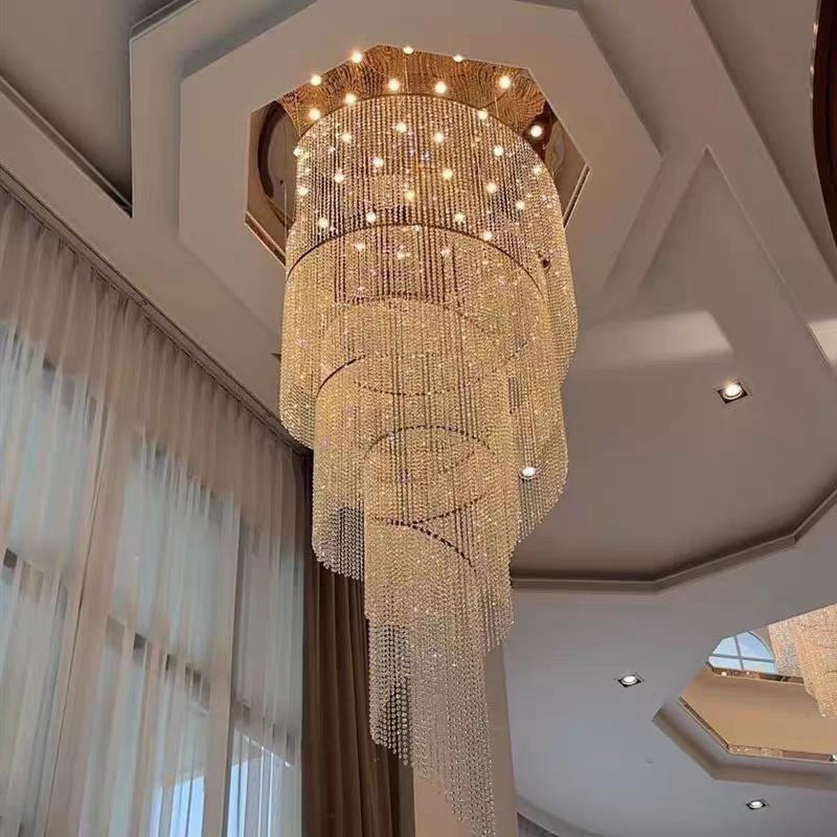 AM0673 — Modern Luxury Crystal Chandelier for Living Rooms