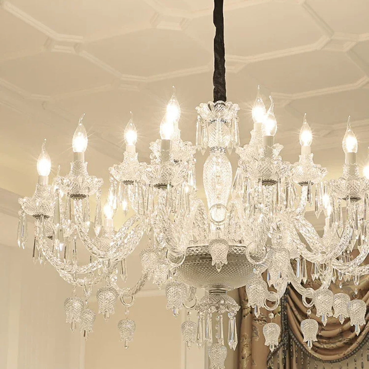 AM0803 — European Grand Hall Crystal Chandelier for Living Rooms