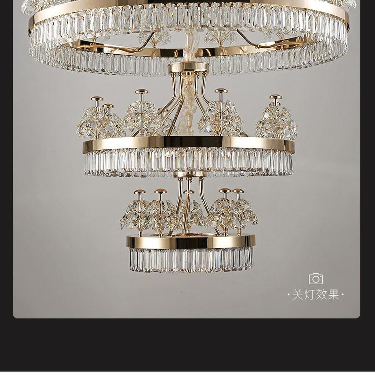 AM0578 — Postmodern Fortune Tree Crystal Chandelier for Living Rooms