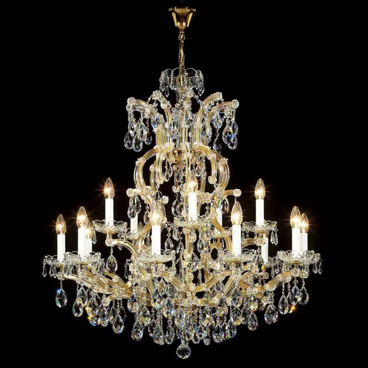 AM0813 — European Grand Hall Crystal Chandelier for Loft Spaces & Duplex Spaces