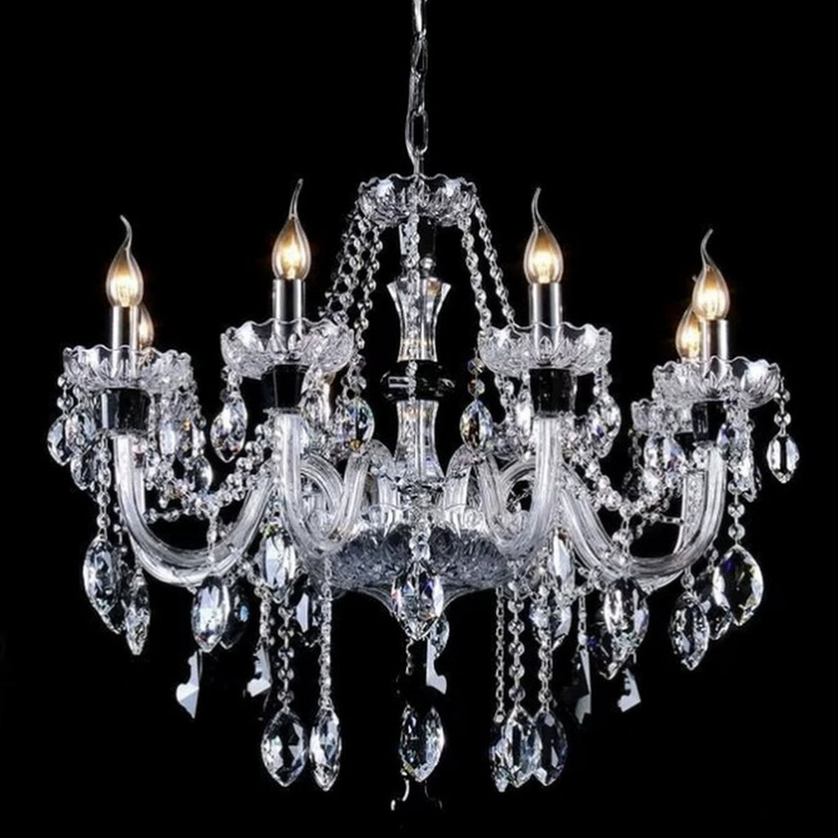 AM0729 — European Crystal Chandelier for Studies