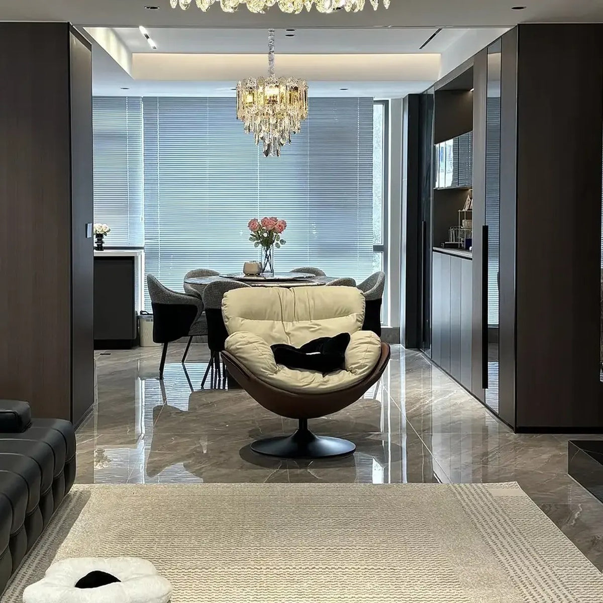 AM0679 — Light Luxury Crystal Chandelier for Living Rooms