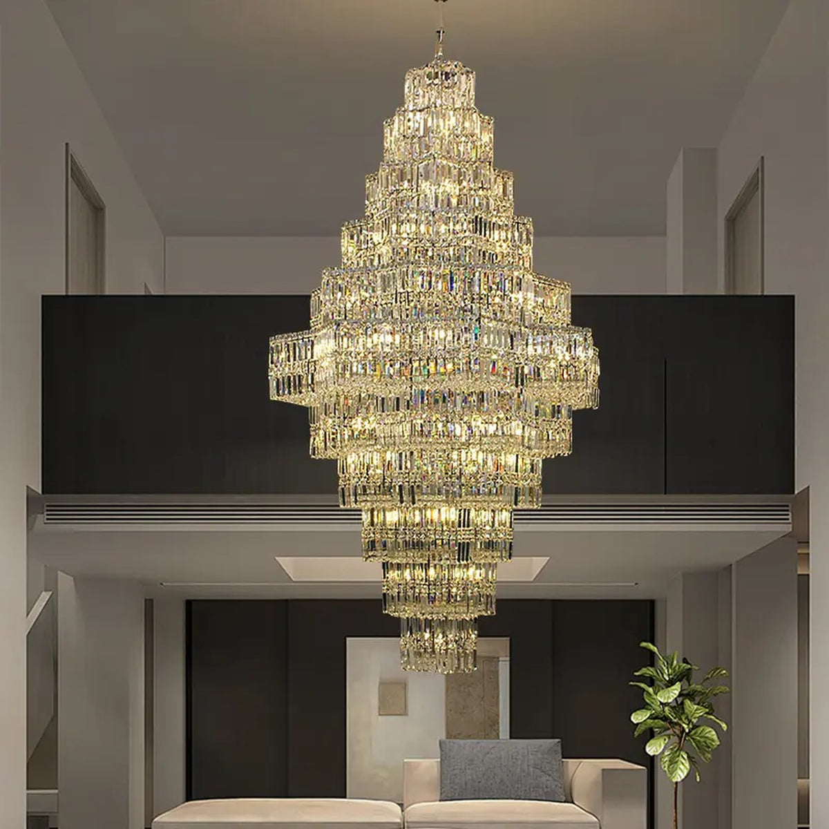 AM0488 — Light Luxury Crystal Chandelier for Living Rooms