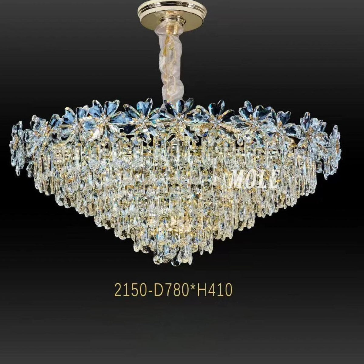 AM0553 — Light Luxury Imported K9 Crystal Chandelier for Living & Dining Rooms