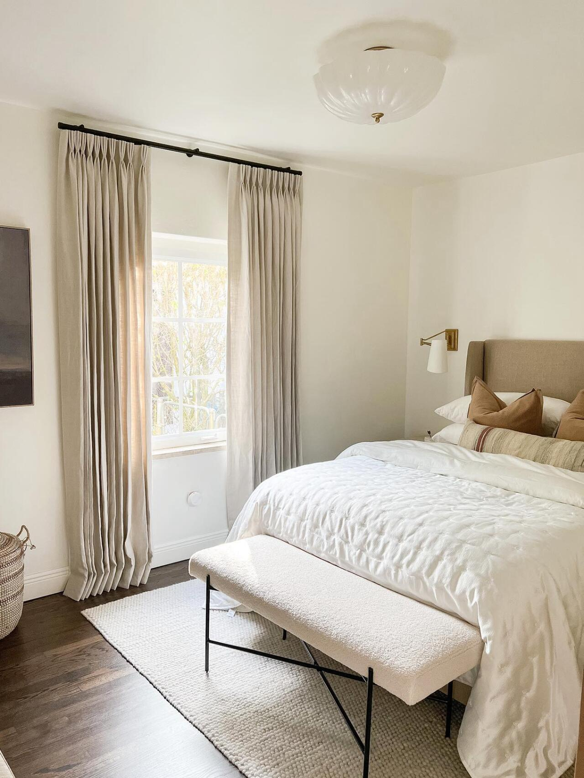 Brass & Glass Ceiling Light — AM0255, view 4