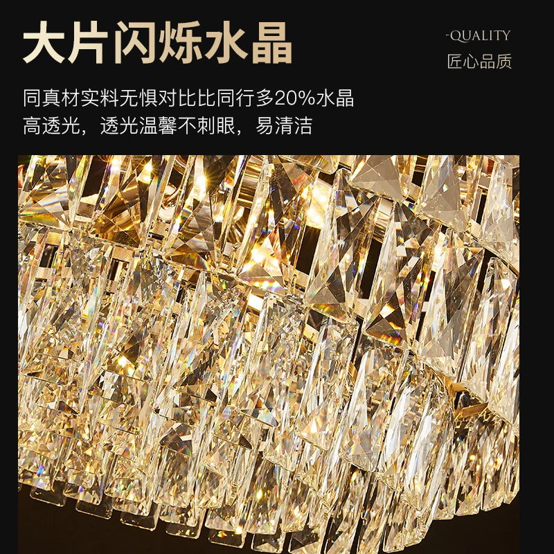 AM0072 · Modern Minimalist Crystal Chandelier for Living Spaces · 6 Configurations — AM0072, view 4