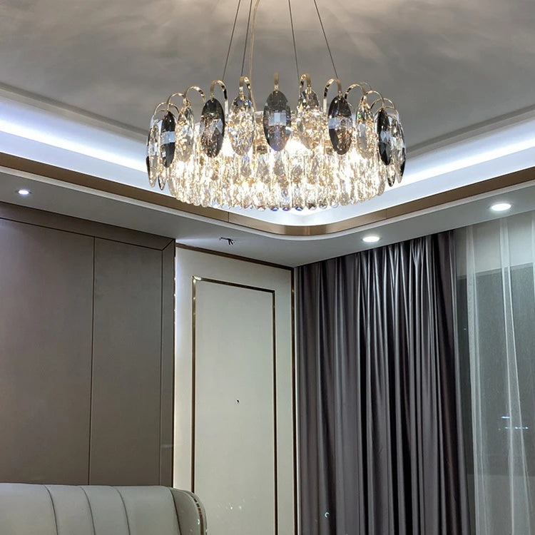 AM0027 · Modern Minimalist Crystal Chandelier for Dining Rooms · 8 Configurations — AM0027, view 4