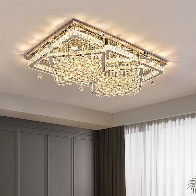 AM0106 · French Flush Mount Rectangular Ceiling Light for Bedrooms · 5 Configurations — AM0106, view 4