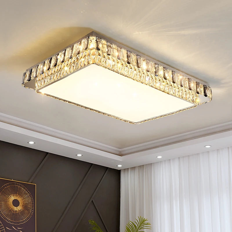 AM0115 · French Flush Mount Rectangular Ceiling Light for Bedrooms · 5 Configurations — AM0115, view 4