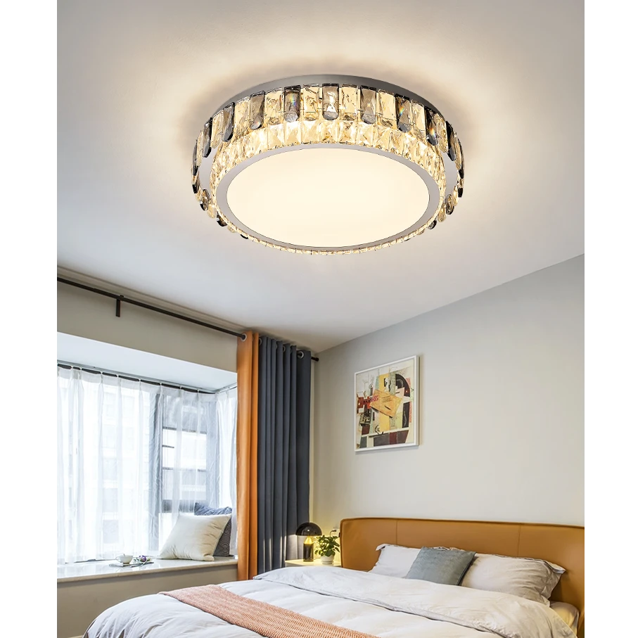 AM0114 · French Flush Mount Oval Ceiling Light for Bedrooms · 4 Configurations — AM0114, view 4