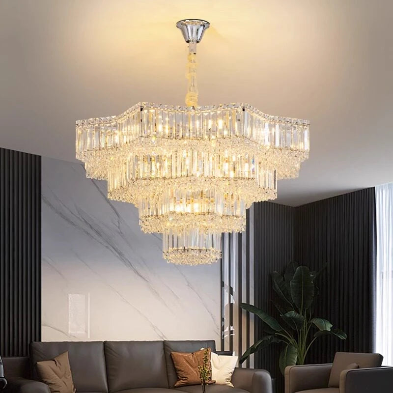 AM0049 · Modern Minimalist Crystal Chandelier for Dining Rooms · 4 Configurations — AM0049, view 4