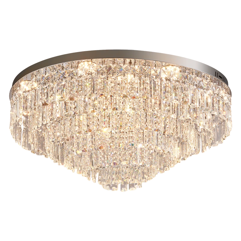 AM0089 · French Flush Mount Square Ceiling Light for Bedrooms · 3 Configurations — AM0089, view 4