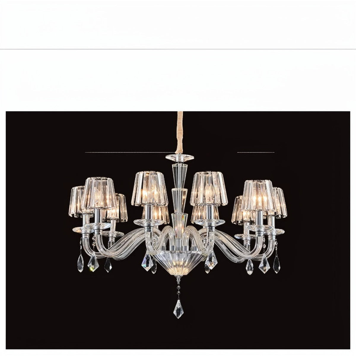 AM0859 — Modern Luxury Crystal French Chandelier for Living Rooms & Dining Rooms