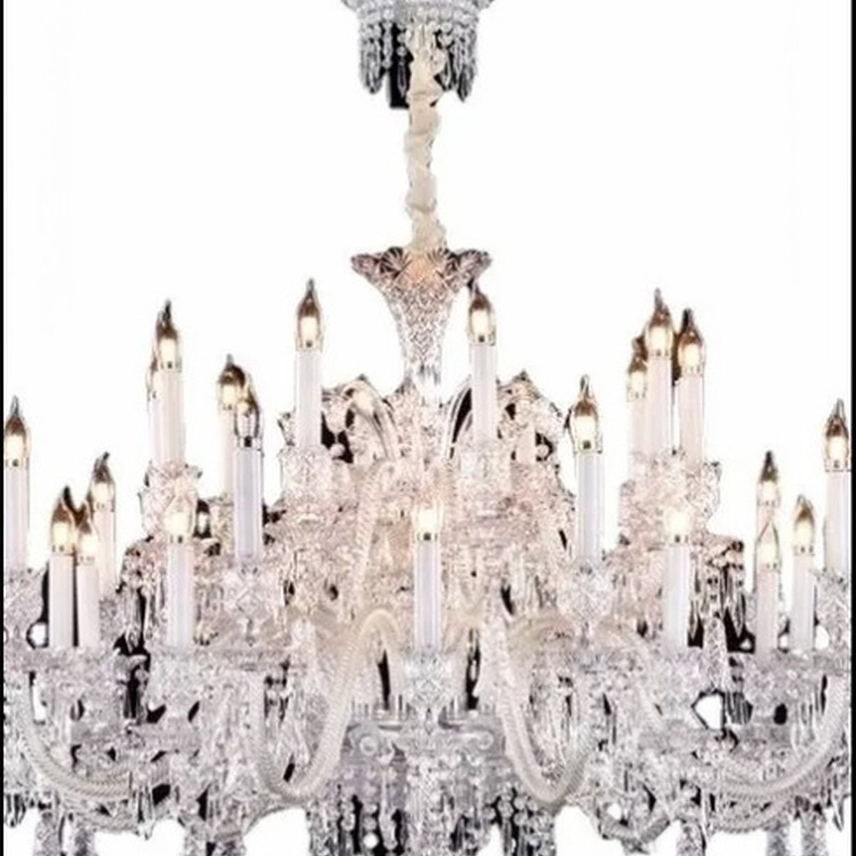 AM0845 — French Candle Crystal Chandelier for Living Rooms & Dining Rooms