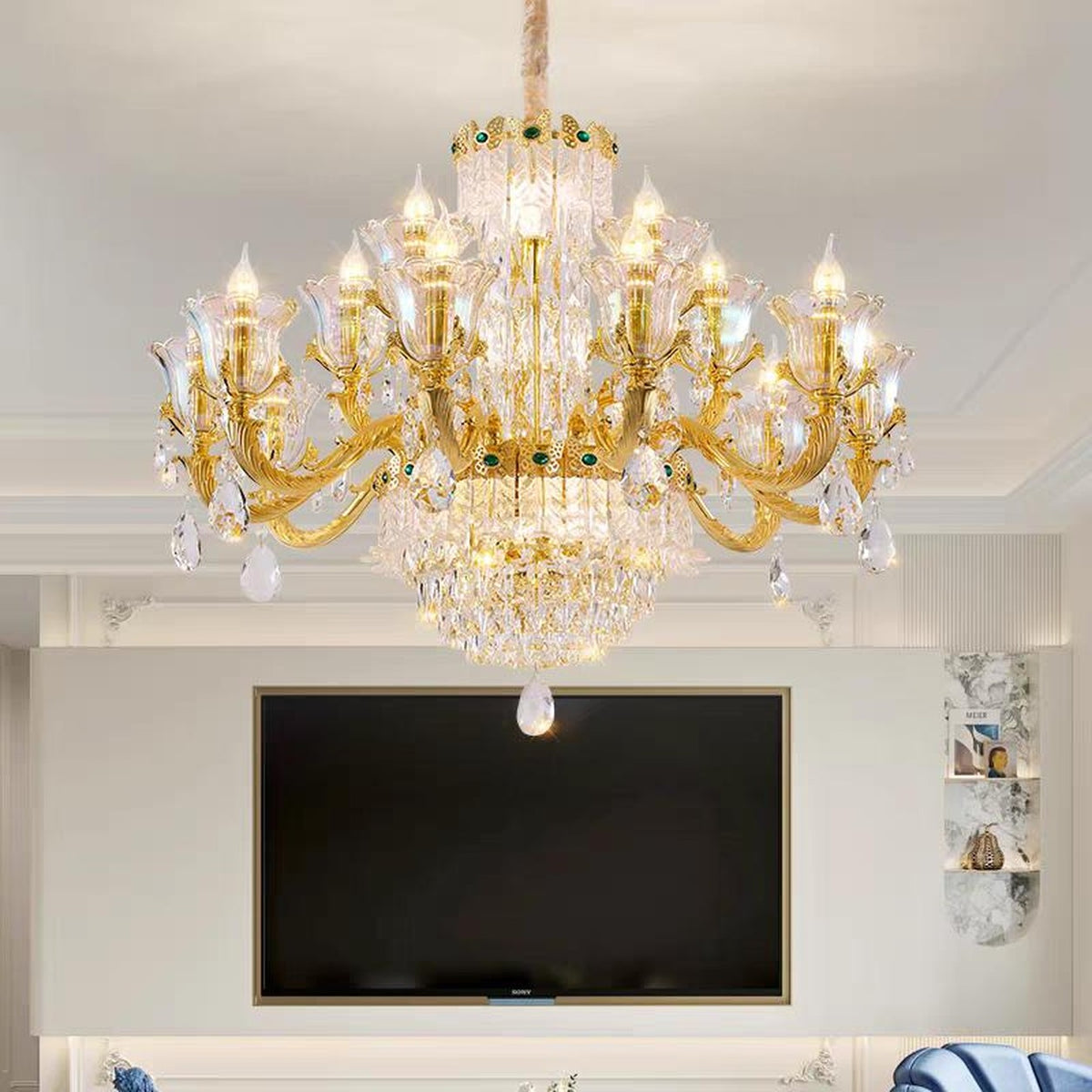 AM0600 — European Crystal Chandelier for Living Rooms