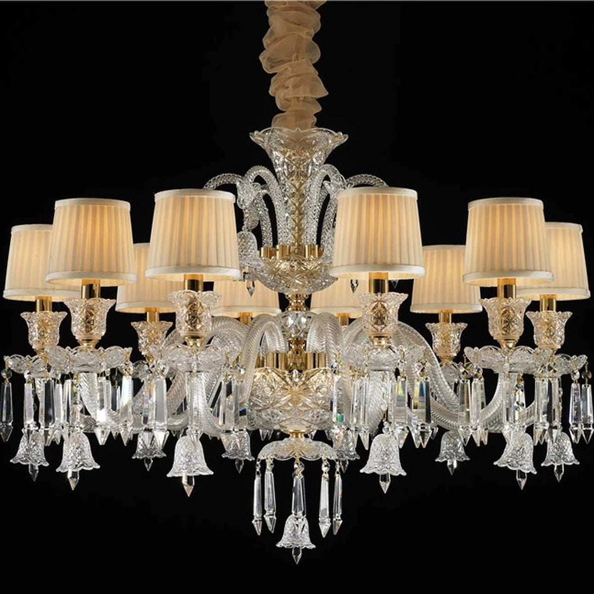 AM0825 — European Stairwell Grand Hall Crystal Chandelier for Dining Rooms