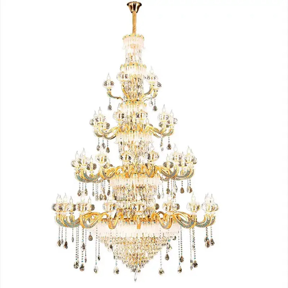 AM0603 — European K9 Crystal Chandelier for Living Rooms
