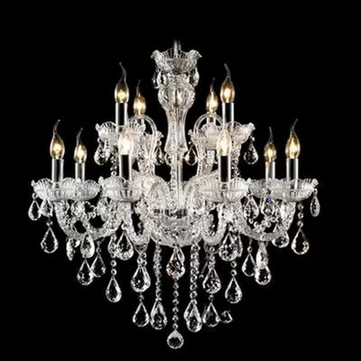 AM0766 — European Crystal Chandelier for Loft Spaces & Duplex Spaces
