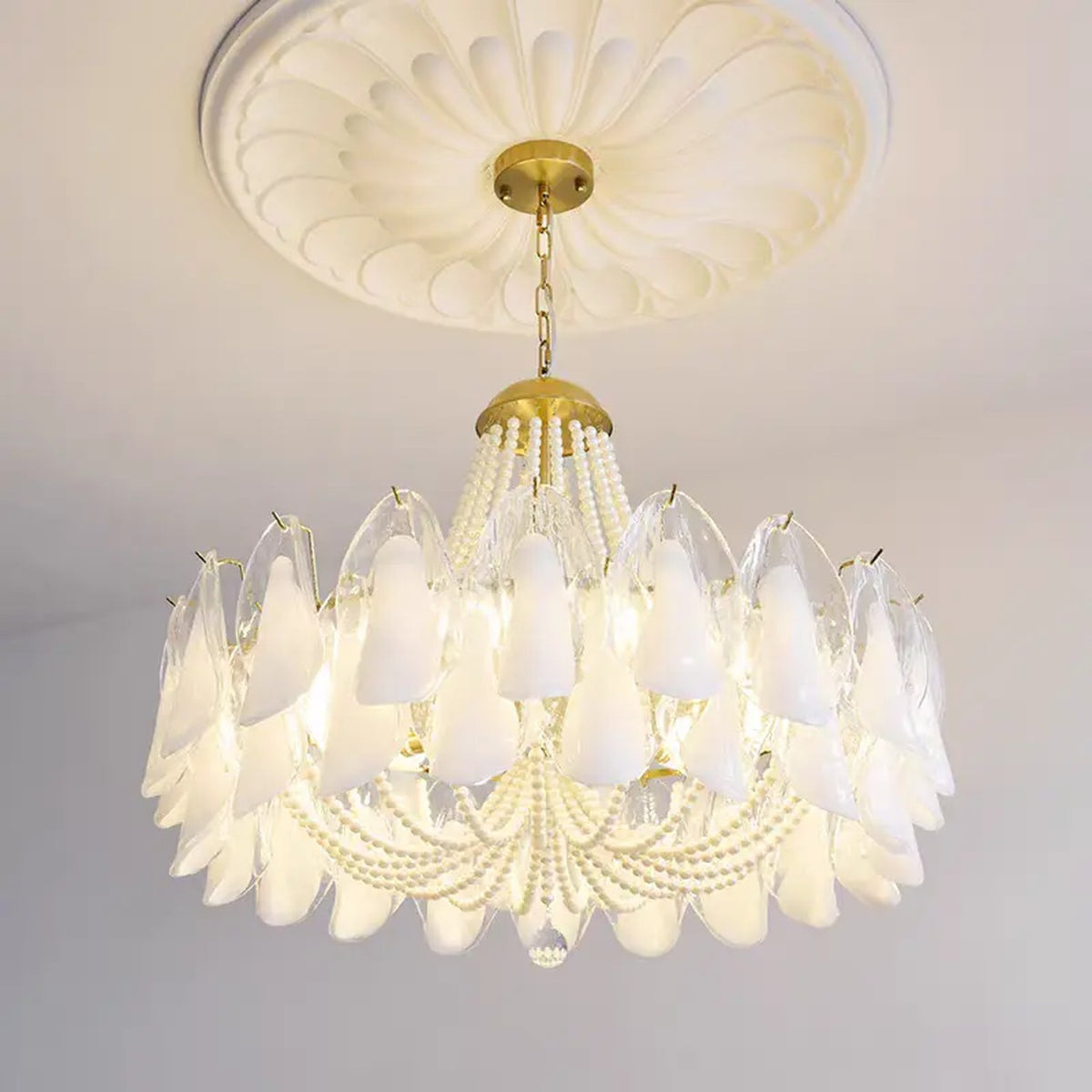 AM0587 — Light Luxury Crystal Chandelier for Living Rooms