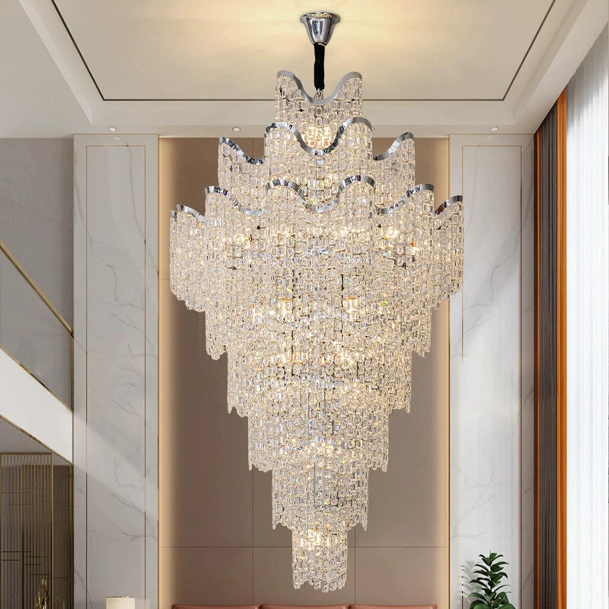 AM0656 — Modern Luxury Crystal Chandelier for Living Rooms