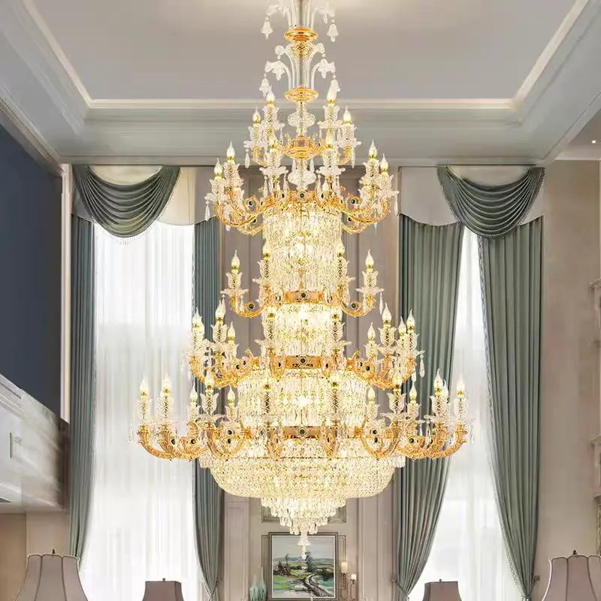 AM0527 — European Crystal Chandelier for Living Rooms